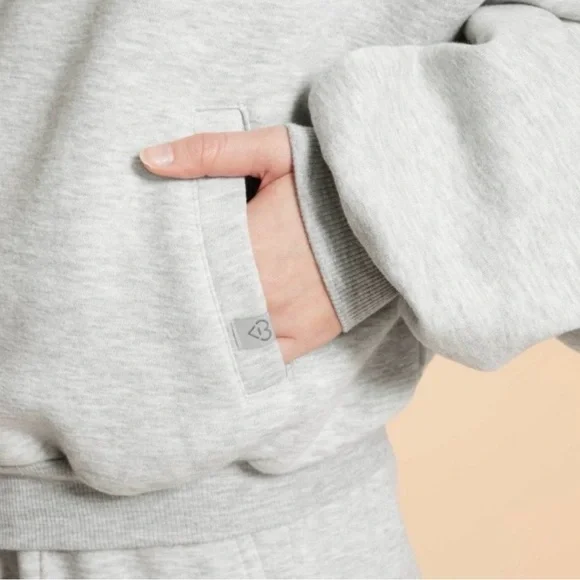 Target Blogilates Marshmallow Full Zip Hoodie - Picture 4 of 4